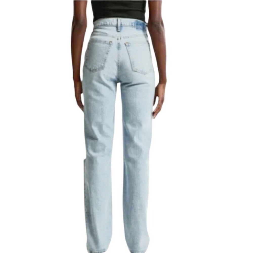 Abercrombie & Fitch The 90s Straight Ultra High Rise Jeans Blue 27 Small Regular - Picture 5 of 10